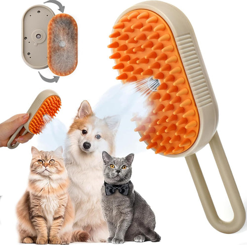 Cepillo Para Mascotas A Vapor Recargable